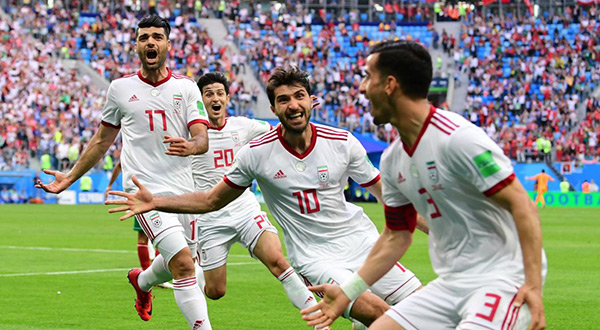 Iran football players